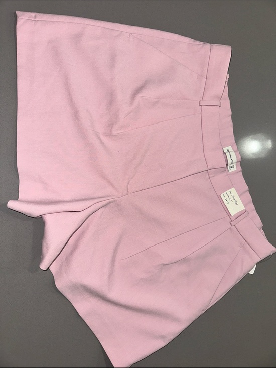 Abercrombie & Fitch Pants - Abercrombie & Fitch High Waist Pink Tailored Shorts